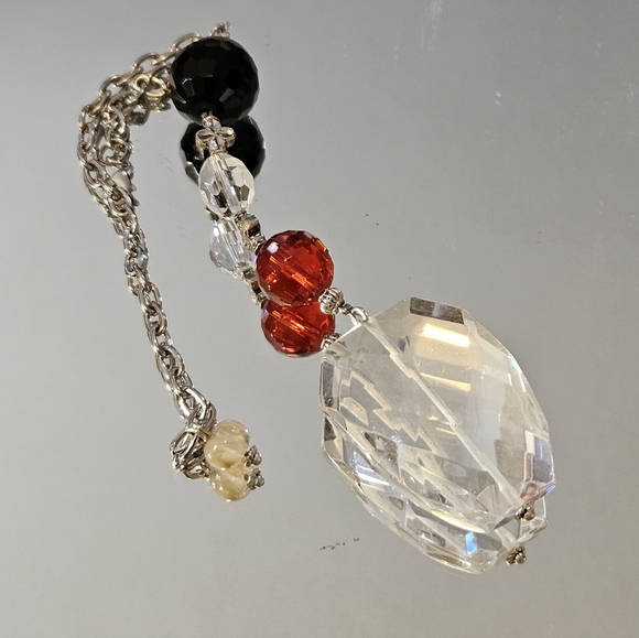 Glass Beaded Bag Charm - Picture 1 of 6